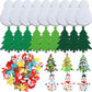 Tatuo Christmas Felt Craft Kits for Kids - DIY Snowman & Christmas Tree Set - Wall-Mounted Crafts - Fun Home Activities