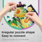 Misitu Small Jigsaw Puzzles For Adults Challenging Puzzle Small Puzzles Mini Jigsaw Puzzles 150 Pieces Micro Tiny Puzzels Art Puzzles Travel Puzzles Astronauts 6 X 4 Inches, 4 Packs