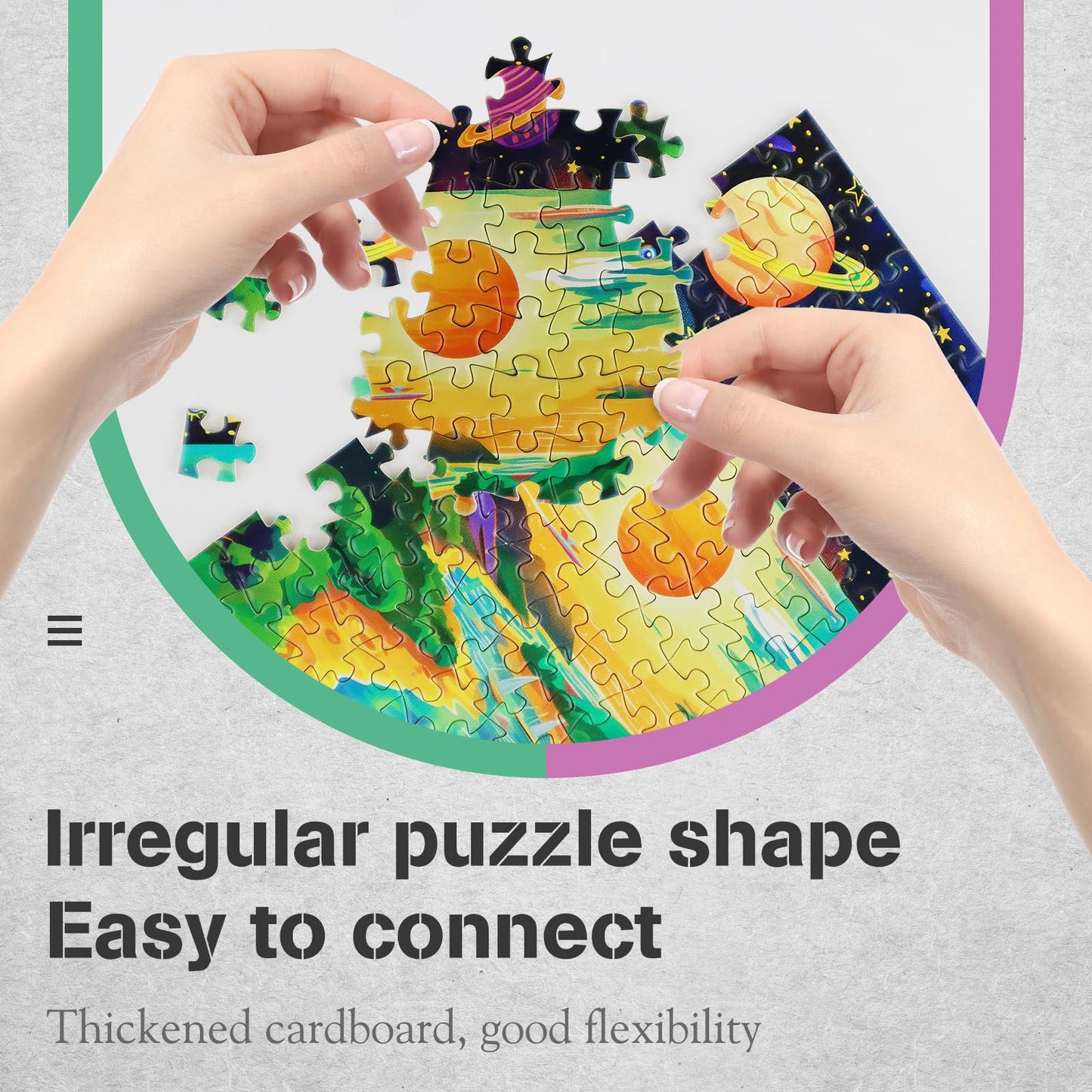 Misitu Small Jigsaw Puzzles For Adults Challenging Puzzle Small Puzzles Mini Jigsaw Puzzles 150 Pieces Micro Tiny Puzzels Art Puzzles Travel Puzzles Astronauts 6 X 4 Inches, 4 Packs