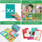 Lotfancy Card Games For Family Game Night, 4 In 1 Pack, Scavenger Hunt Games For Kids, Indoor Outdoor Activities, Family Trivia, Educational Game, Jumbo Size, Gifts For Ages 2-6