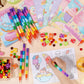 BenLouis 24 Pcs Sweet Mini Coloring Books Kids Candyland Donut Ice Cream Party Favors Small Activity Books Bulk for Kids Treats