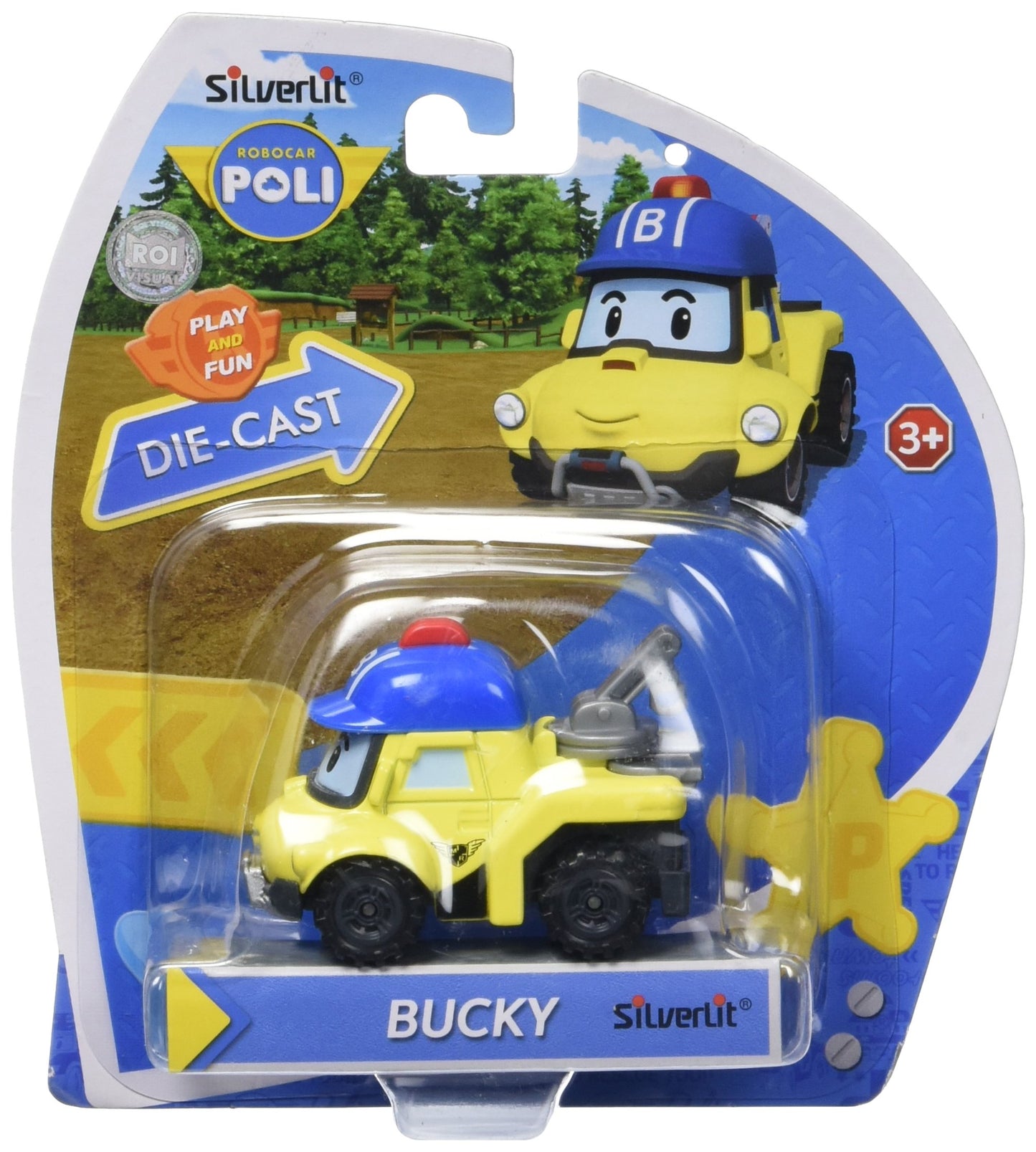 Robocar Poli, Bucky DIE-CAST Metal Toy Cars, Mountain Buggy Car, Cartoon Diecast Vehicle Truck Toy Party Birthday Gifts for Todd