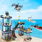 City Police Station Stem Building Sets, Compatible With Lego Military Helicopter Airplane,Boats Ship, Swat Team,Building Kit For