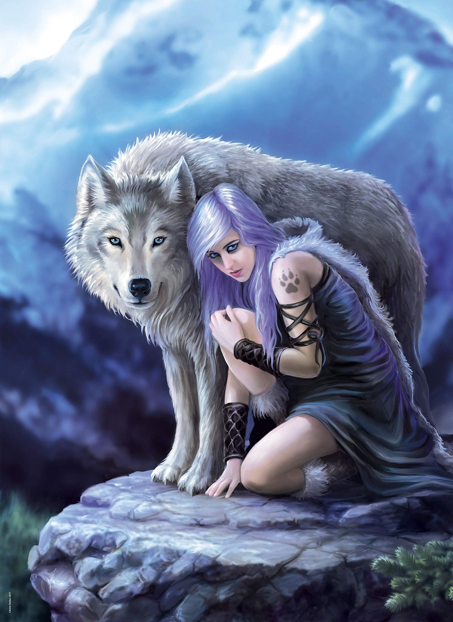 Clementoni - 39465 - Anne Stokes Collection - Protector Puzzle For Adults And Children - 1000 Pieces