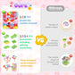 GirlsHome 300+PCS Fabric Flower Bouquets Toys, DIY Flower Crafts Kits for Kids, Arts and Crafts for Kids Ages 6-8 Girls, Build F