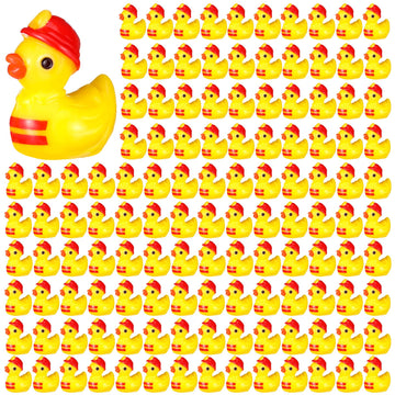 VioraWhite 100 Pcs Themed Ducks Mini Resin Ducks Figures Tiny Resin Figures Party Favors Party Decorations for Crafts Making DIY