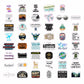 Bulbacraft 100Pcs Funny Travel Stickers, Scrapbook Stickers Travel - Traveler Sticker Pack For Laptop, Travelers Notebook Access