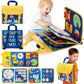 Befunky Toddler Toys Busy Board Book,Montessori Toys For Ages 14, 18 In 1 Preschool Learning Activities With 12 Life SkillsNum