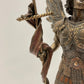 Unknown 13 Inch Cold Cast Bronze Figurine - Archangel Saint Gabriel with Horn, 7.48"x6.11"x2.99"