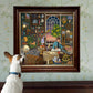 eeBoo Piece & Love: Alchemist's Library - 1000 Piece Puzzle - mature-themed Square Jigsaw  23x23  Includes Image Reference Insert  Glossy Pieces
