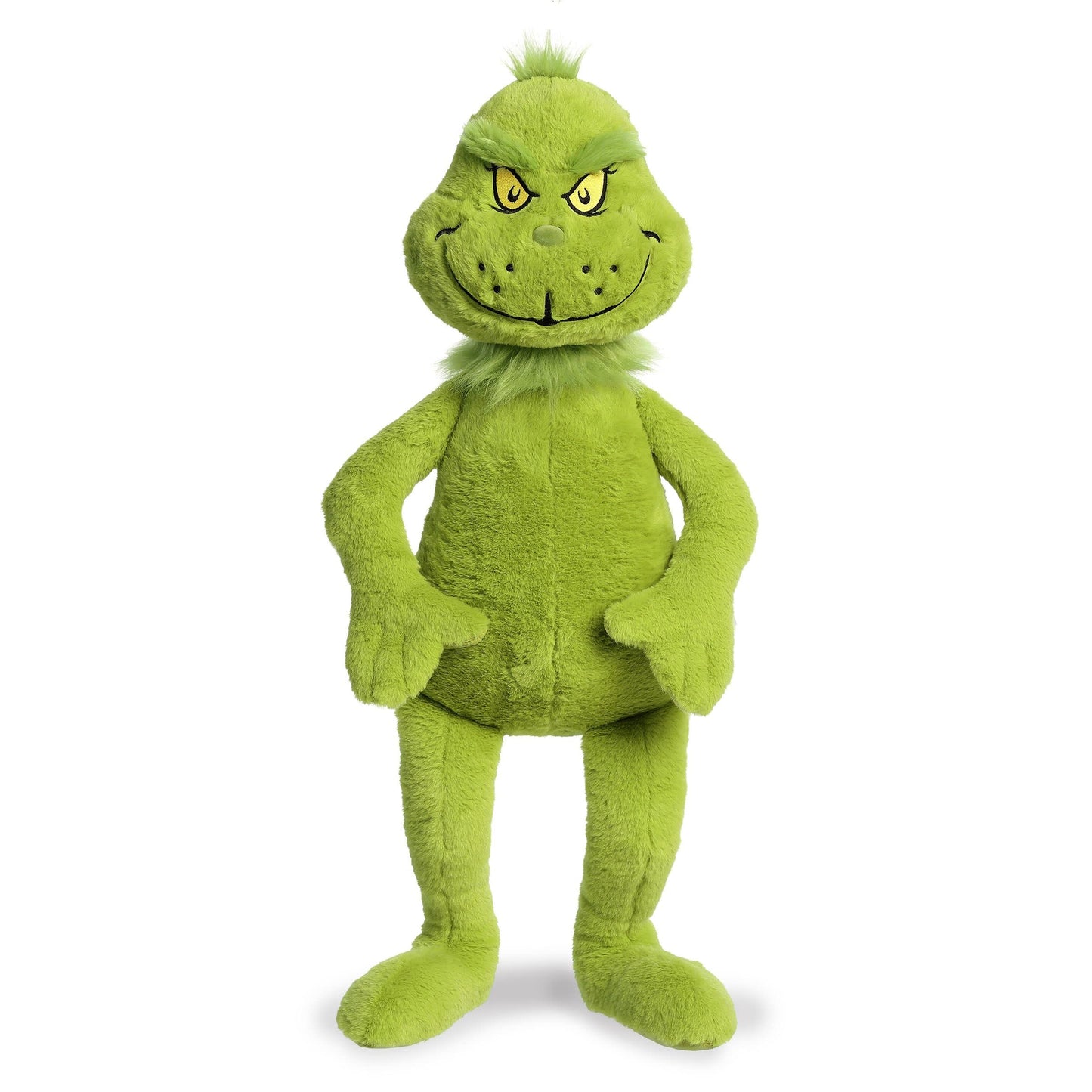 Aurora Whimsical Dr. Seuss Jumbo Grinch Stuffed Animal - Magical Storytelling - Officially Licensed - Green 33 Inches