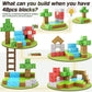 Magnetic Blocks-Build Mine Magnet World Edition, Magnetic Toys For Boys & Girls Age 3-4 4-5 6-8,Stem Montessori Sensory Toys For Toddlers Gifts For 3+ Years Old,48Pcs Fidget 1' Cubes Construction Toys