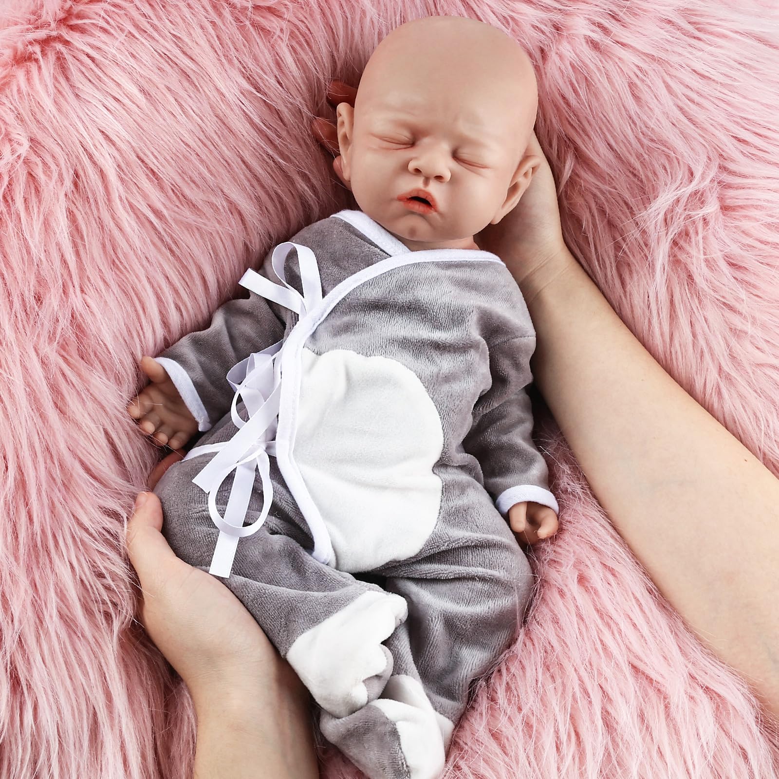 Vollence 18 Inch Soft Silicone Dolls - Perfect For Collectors & Baby Gifts. Not Vinyl Dolls. Also Ideal For Children'S Christmas