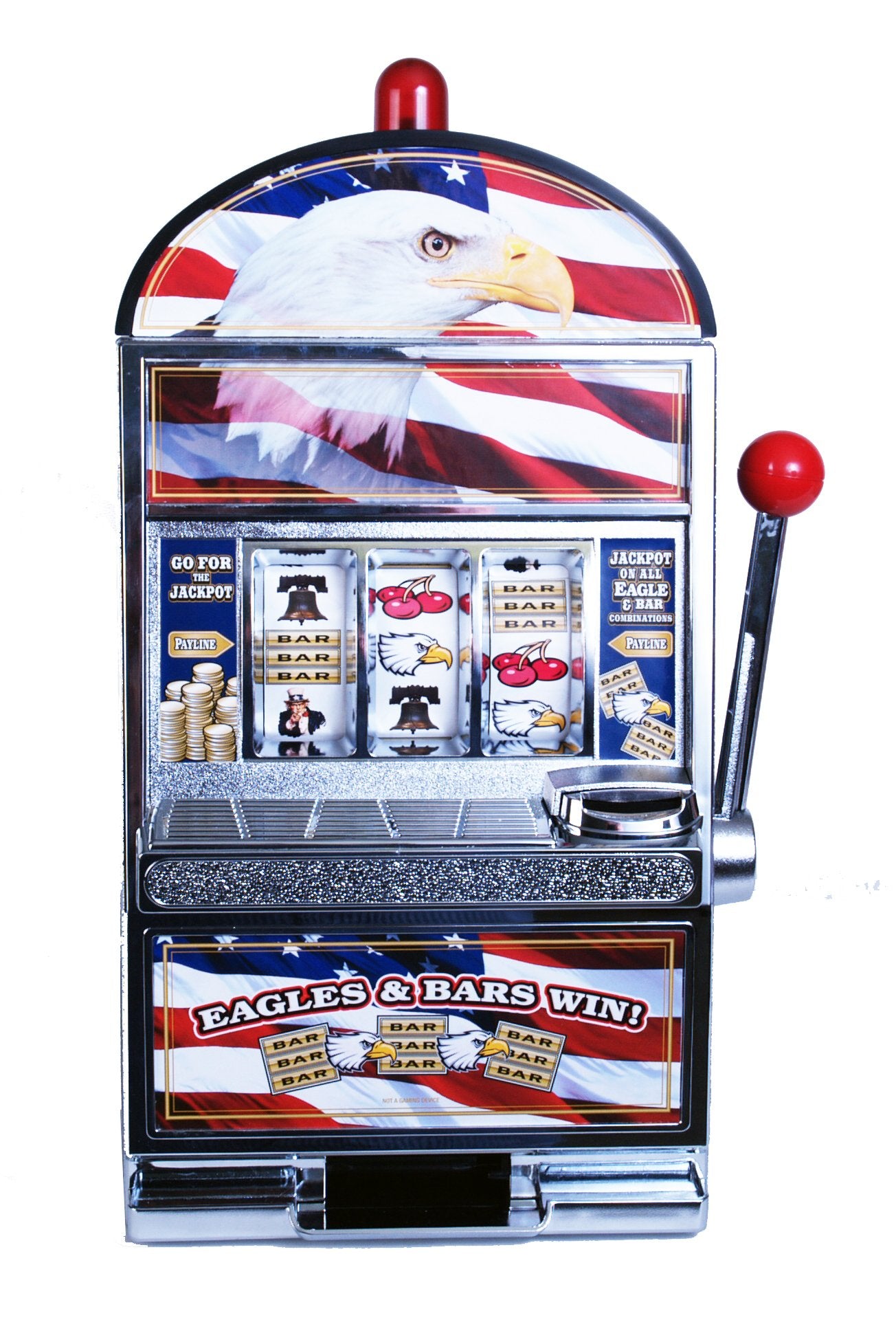 John N. Hansen Eagle Slot Machine, Yellow