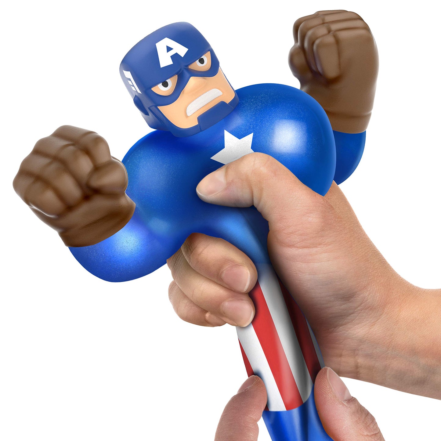 Heroes of Goo Jit Zu Marvel Hero Pack - Captain America, Multicolor, PVC, Model 41057