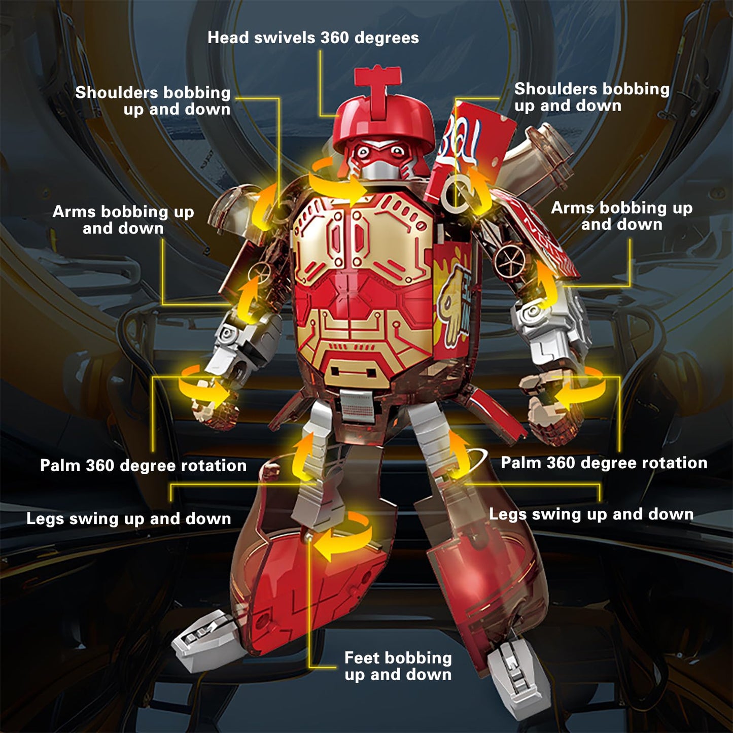 2025 New Beverage Bottles Transformer Robot Toys, Soda Can Transforming Robot Toys for Kids Gift, Creative Soda Deformation Figu