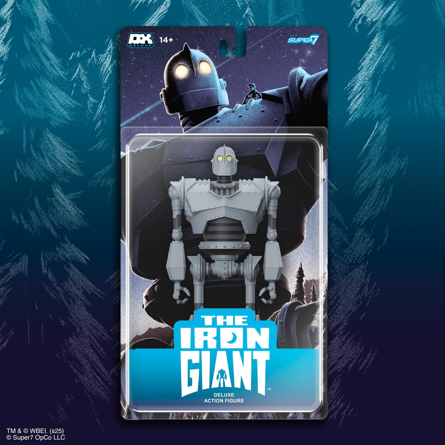 Super7 Deluxe Iron Giant Action Figure - 7" Scale, Multicolor, Plastic, Model DE-IRGI-10118, Classic Animated Movie Collectible