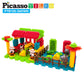 Picasso Toys Ptb100 100Pcs Hedgehog Block 3D Building Blocks Tiles Safari Theme Set Learning Playset Stem Toy Set Educational Ki