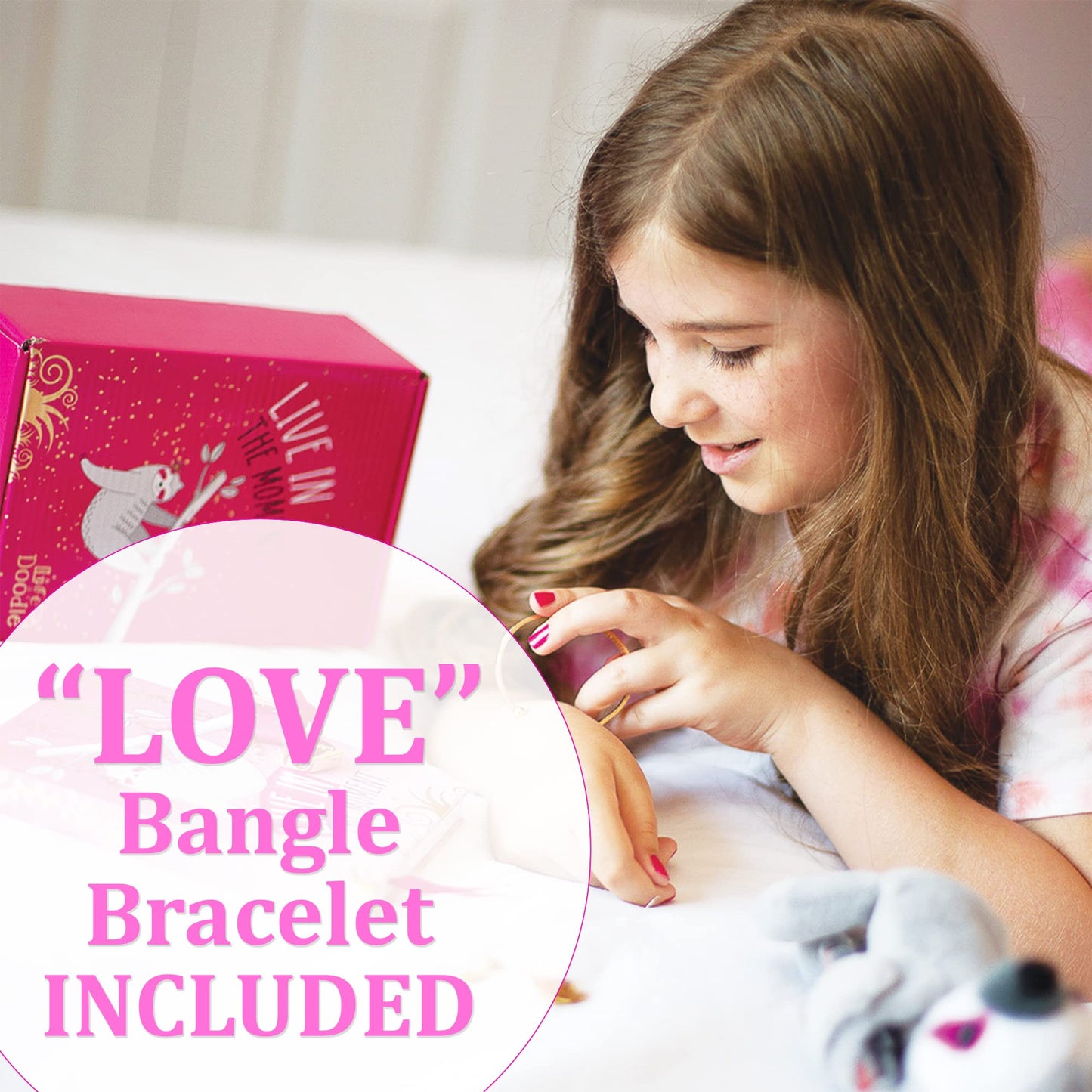 Life Is A Doodle Diary With Lock And Key For Girls - Journal With Lock Includes Secret Girls Diary For Journal Writing, Multicol