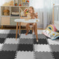 36Pcs Baby Play Mat for Floor, Foam Floor Tiles for Kids with Interlocking, Squares Foam Puzzle Carpet for Playroom,Crawling Rug