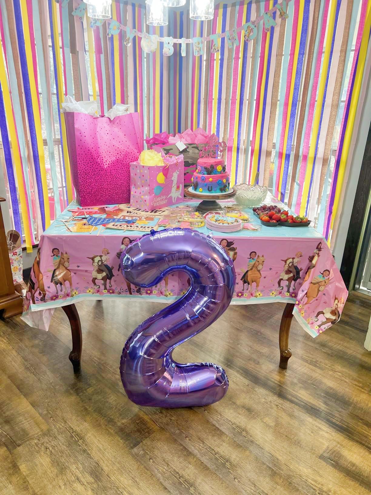 4 Balloon Number 40 Inch Large Mylar Foil Helium Purple Balloons For 4Th Birthday Party, Number 4 14 40 44 Party Decorations, Sq
