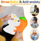 Easter Puzzle Fidget Toys,Kids Toddlers Bunny Carrot Easter Basket Stuffers With Gift Cards Stress Relief Push Bubble Sensory To