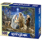 Springbok 500 Piece Jigsaw Puzzle - Let Us Adore Him Nativity Scene, Multi, Engineered Wood, Model 34-01586