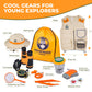Kids Explorer Kit With Safari Vest & Hat For 7+ Year Old Boys & Girls - Safari Costume Kids, Zoo Keeper, Paleontologist, Bug Kit