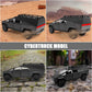 Cybertruck Model: 1/24 Diecast Metal Toy Trucks with Lights and Sounds for Boys, Ages 3 and Up (Gray Camper)