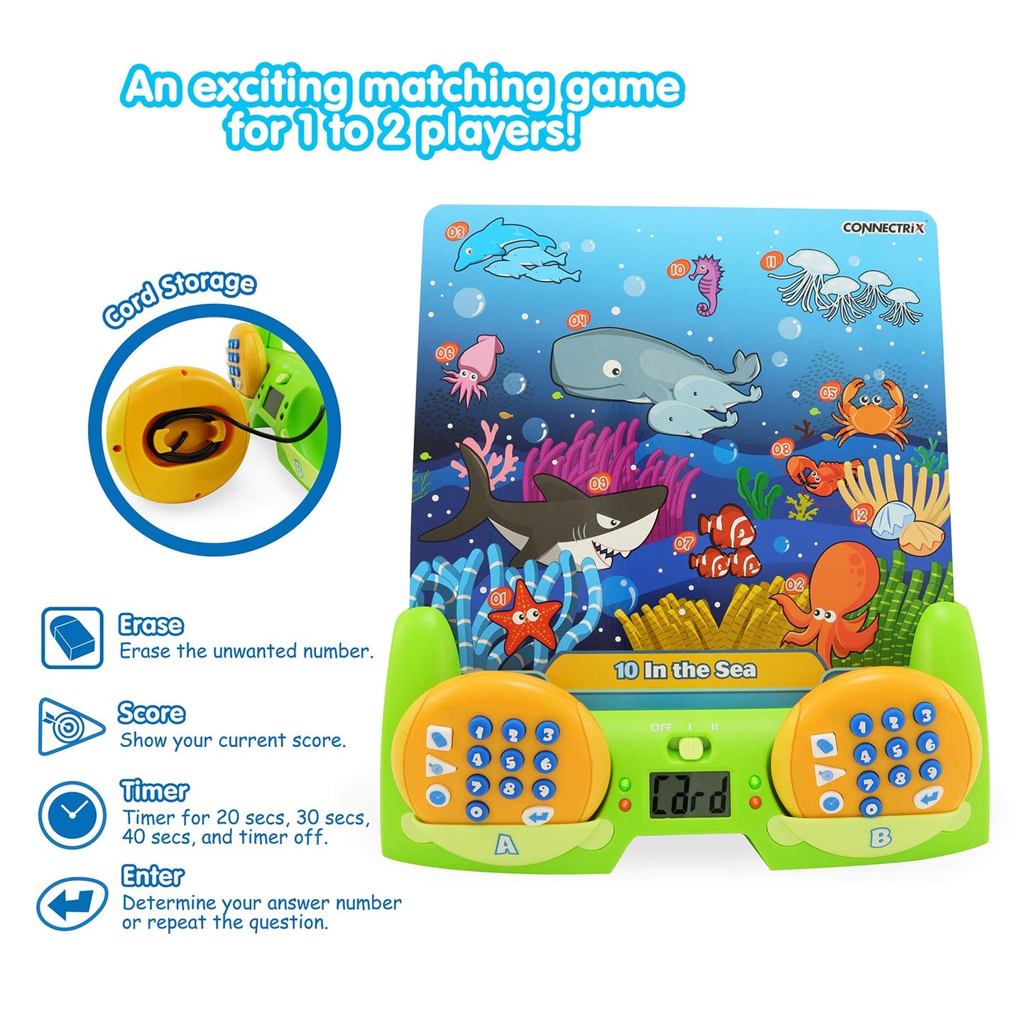 BEST LEARNING Connectrix Junior - Memory Matching Game for Kids | an Original Classic Interactive 2-Player Concentration Learnin