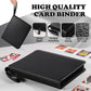 LIMSTDIC Card Binder for Pokemon Card  9 Pocket 40 Double-Sided Pages for 720 Card Pocket enhanced Zip PU Card Binder for Pokemon  Collectible For TCG MTG Baseball Football Trading Card Game(Black)