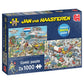 Jan Van Haasteren- 2 X 1000 Traffic Chaos/By Air, Land And Sea