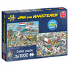 Jan Van Haasteren- 2 X 1000 Traffic Chaos/By Air, Land And Sea