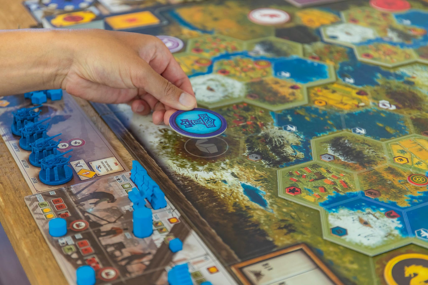 Stonemaier Games: Scythe Modular Board | Change The Map And Faction Locations To Add Variability To Your Scythe Game | Add To Scythe (Base Game) | 1-7 Players, Ages 14+