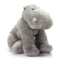 The Petting Zoo Hippo Plush Toy, 12 Inch Gray Stuffed Animal, Model 415444, Perfect Gift for Kids