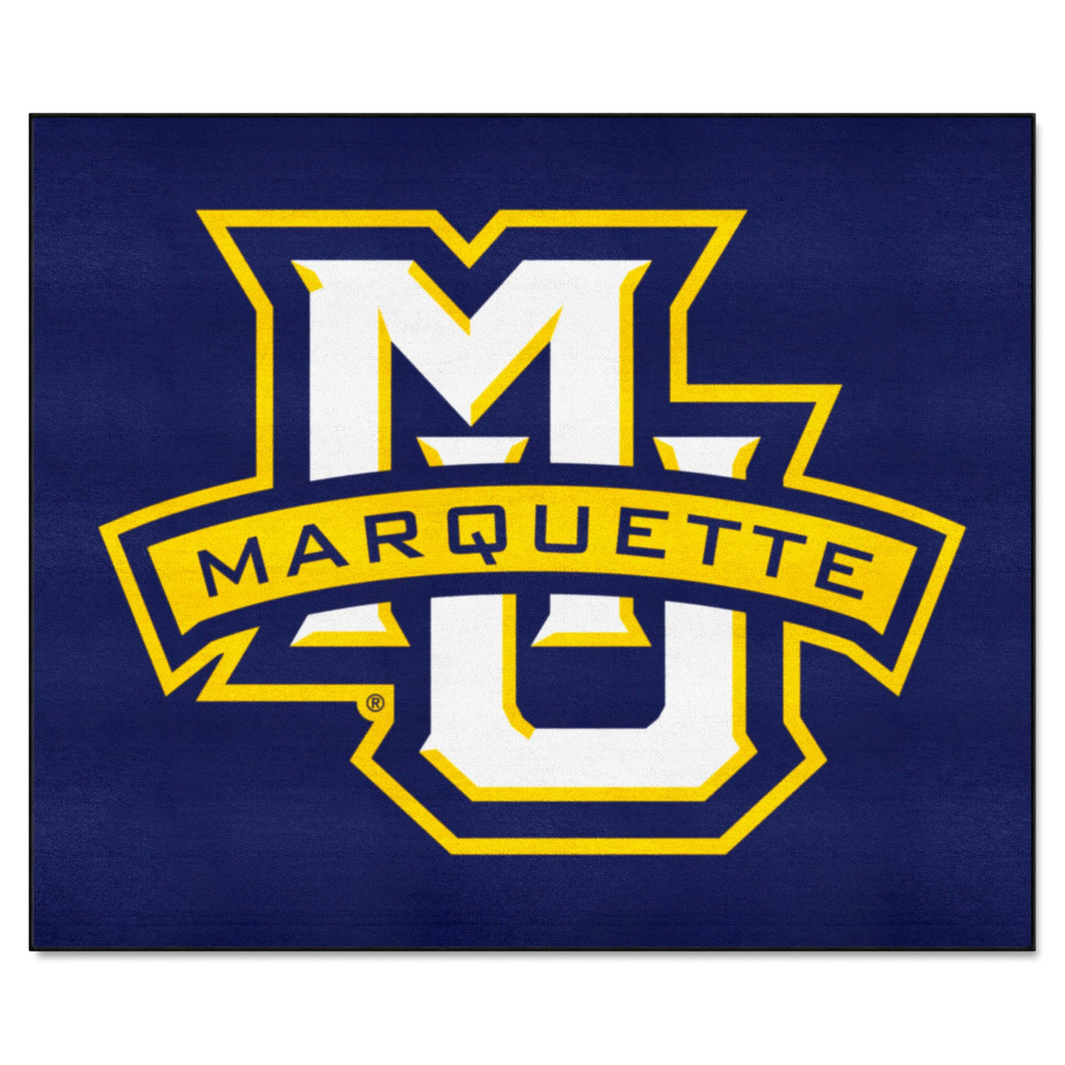 FANMATS 1606 Marquette Golden Eagles Tailgater Rug - 5ft. x 6ft. Sports Fan Area Rug, Home Decor Rug and Tailgating Mat