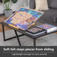 Lavievert Jigsaw Puzzle Board With 6 Sorting Trays, Lightweight Portable Felt Puzzle Mat Puzzle Storage Puzzle Saver For Up To 1