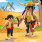 PLAYMOBIL Asterix 71545 Costa y Bravo and Pepe Bold Duo from The Asterix Universe  Includes decorative replica blade and Slingshot  Imaginative Toy for Ages 5 and Up
