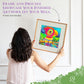 KS Innovative Malaysian Batik Organic Colors Painting Kit - 2-in-1 Art Craft Set for Adults & Kids (Parrot, Elephant)