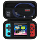 Elonbo Carrying Case for KAVOYI/TEBIYOU/Beico 32 Bit Handheld Games  Portable Arcade Gaming Player Travel Storage Cover  Electronic Video Games Toy Organizer Holder Bag  Green+Inside Green
