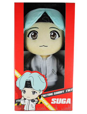 Tinytan Bts Mic Drop 11.8' Plush Doll Suga - Official Licensed Bts Merchandise - Bts Plushies, Bts Merch, Kpop Merch, Bts Kpop (Suga)
