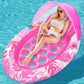 Sloosh Pool Floats With Canopy - Xl Oval Pool Raft Inflatable Float For Adults With Adjustable Sun Shade Cover, Swimming Pool Ta
