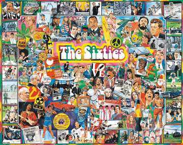 White Mountain Puzzles The Sixties - 1000 Piece Jigsaw Puzzle