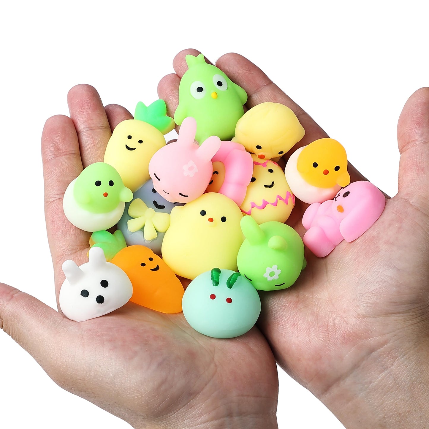 Mr. Pen- Easter Squishy Toys For Kids, 48 Pack, 24 Designs Of Easter Squishies For Kids