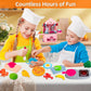 Awsoo Play Kitchen Set for Toddlers, Portable Toy Kitchen with Rolling Suitcase, Compact Size (5.9" x 10.4" x 14.37"), Plastic