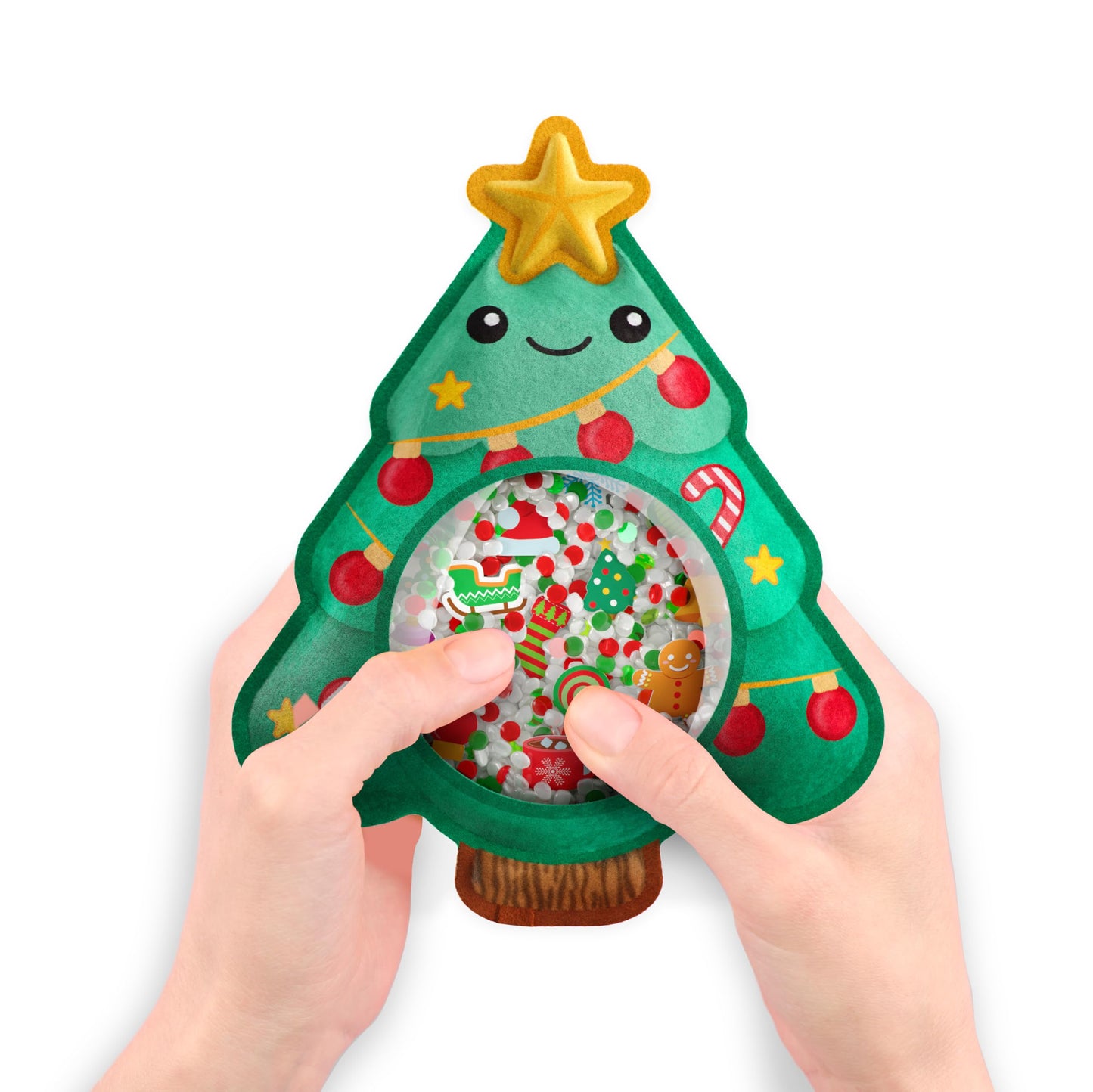 Vango Bizyboo - Toddler Preschool Learning Activity - Teach Objects And Words With This Educational Seek & Find Sorting Toy – For Ages 2 And Up - Stocking Stuffer - Christmas (Tree)