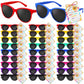 Kathfly 54 Pcs Kids Sunglasses Bulk Set Kindergarten Graduation Party Favors Sunglasses Blessing Card for Goodie Bag Supplies(Fu