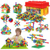 Burgkidz 426 Pieces Toy Pipe, Creative Stem Tube Locks Construction With Wheels And Mini Baseplate, Interlocking Educational Sensory Kit, Preschool Learning Toys For Boy And Girls Ages 3+