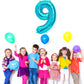 Gifloon Number 9 Balloon, Large Number Balloons 40 Inch, 9Th Birthday Party Decorations Supplies 9 Year Old Birthday Sign Decor