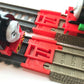 TrainLab.com adapters compatible with Thomas & Friends TrackMaster New Gray & Old Brown tracks  essential Trackmaster track accessories for easy expansion! (2pc) (Red)